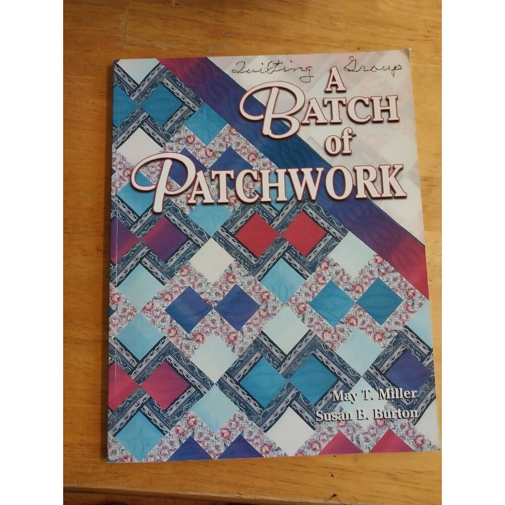 A Batch of Patchwork May MIller Vintage Quilt Book Diy Craftcore
